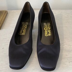 Salvatore Ferragamo Women's Black Heels